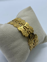 Gold Botanical Cuff Bracelet